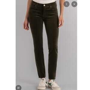 Kut From the Kloth Diana Skinny Jean Corduroy Relaxed Fit 14 Brown Bear Stretch